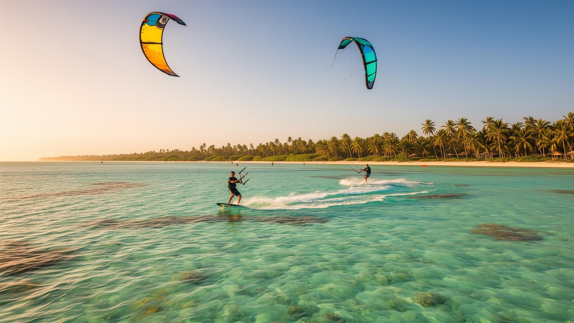 Kitesurf camp in Watamu Kenya — kiteboarding on the Indian Ocean