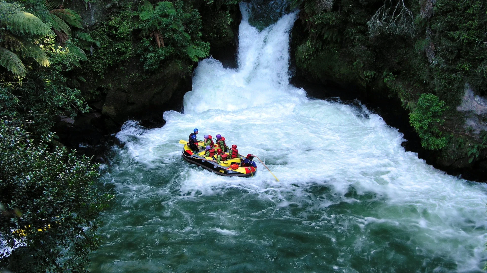 White-water rafting at the Tana River